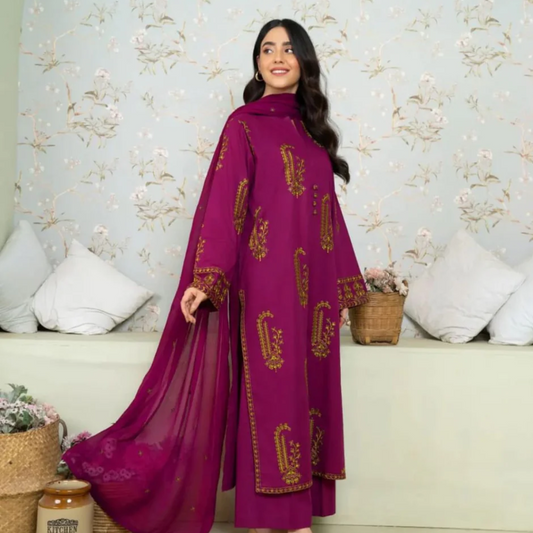 AFREEN EMB 2Pc