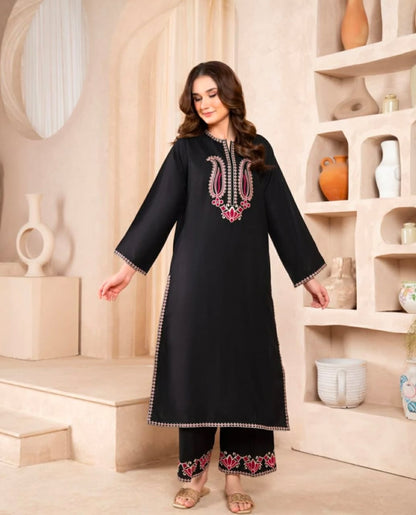LAZULI - 2PC KHADDAR EMBROIDERED