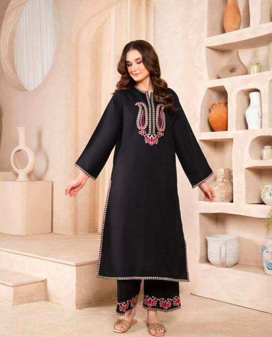 LAZULI - 2PC KHADDAR EMBROIDERED